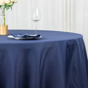 132" Premium Polyester Round Tablecloth Wedding Party Table Linens