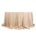 132" Premium Polyester Round Tablecloth Wedding Party Table Linens TAB_136_081_PRM