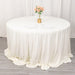 132" Premium Scuba Round Tablecloth