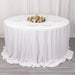 132" Premium Scuba Round Tablecloth