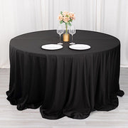132" Premium Scuba Round Tablecloth