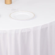 132" Premium Scuba Round Tablecloth