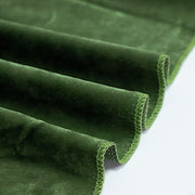 132" Round Premium Velvet Tablecloth