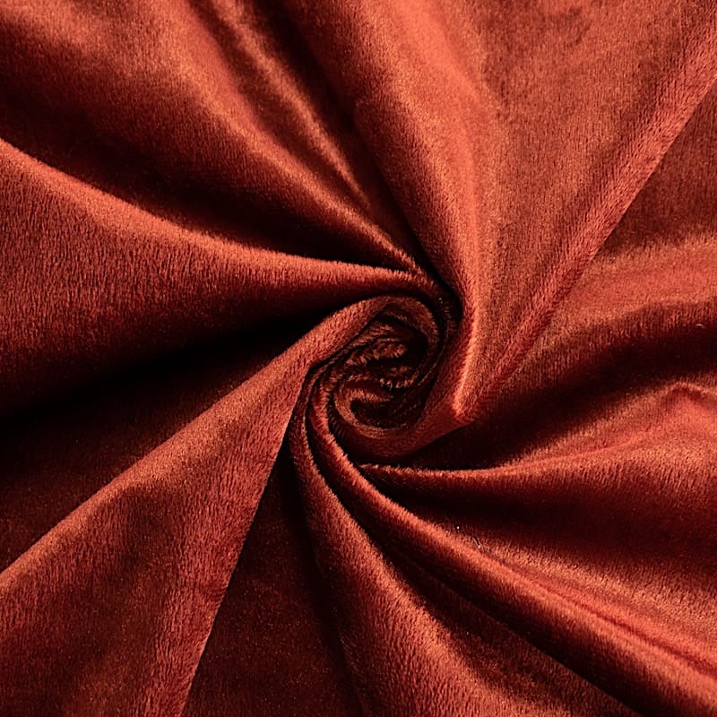 132" Round Premium Velvet Tablecloth