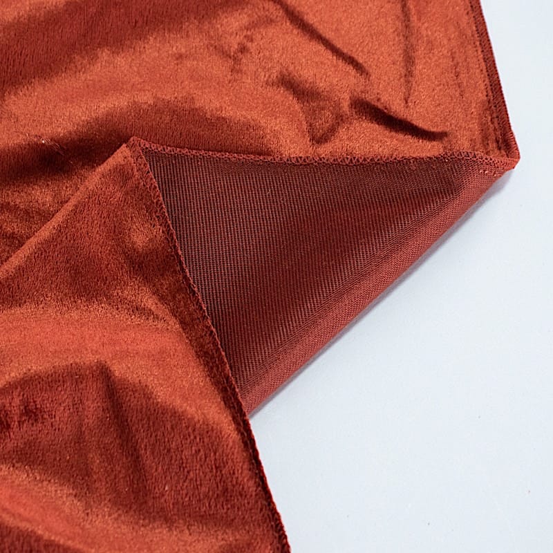 132" Round Premium Velvet Tablecloth