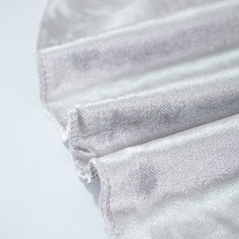 132" Round Premium Velvet Tablecloth