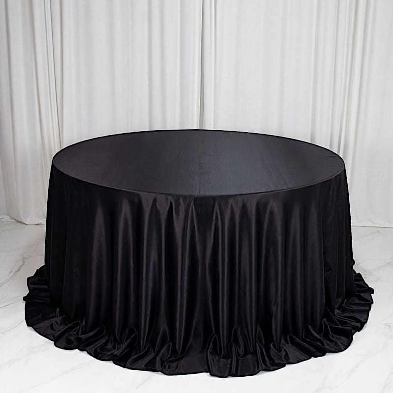 132" Round Premium Velvet Tablecloth