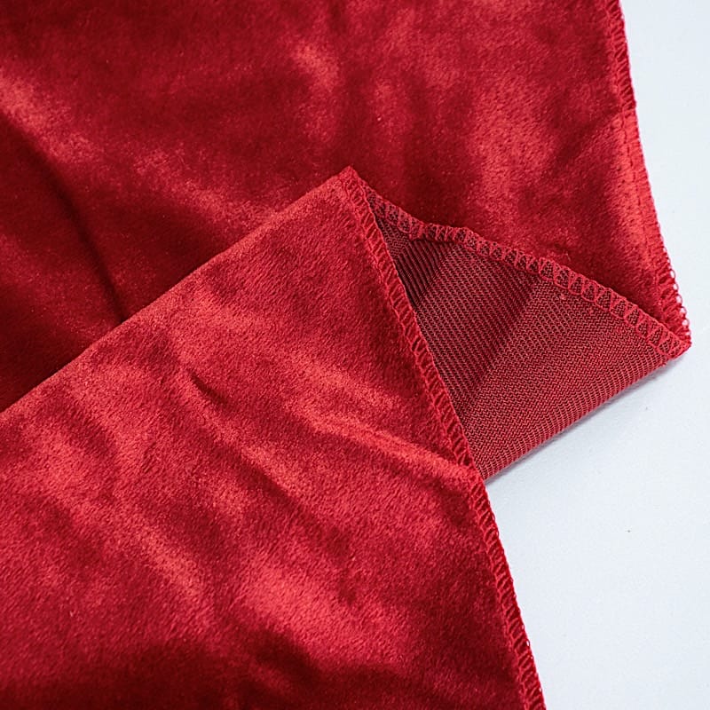 132" Round Premium Velvet Tablecloth