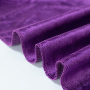 132" Round Premium Velvet Tablecloth