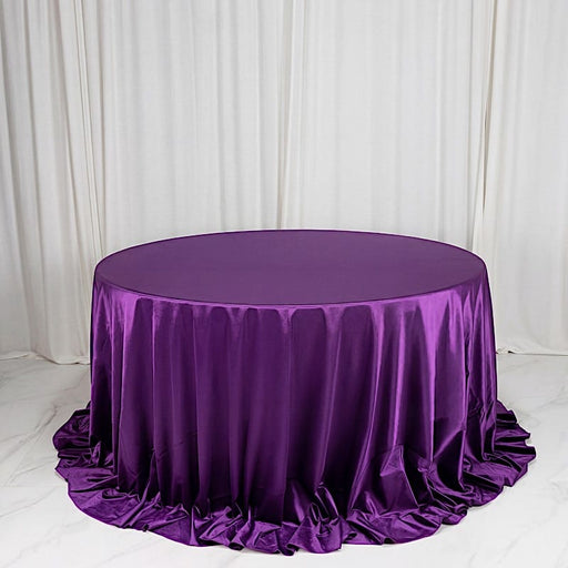 132" Round Premium Velvet Tablecloth