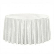 132" Round Premium Velvet Tablecloth TAB_VEL_136_IVR