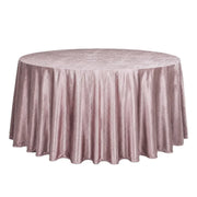132" Round Premium Velvet Tablecloth TAB_VEL_136_MAUV