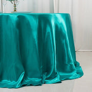132" Satin Round Tablecloth Wedding Party Table Linens