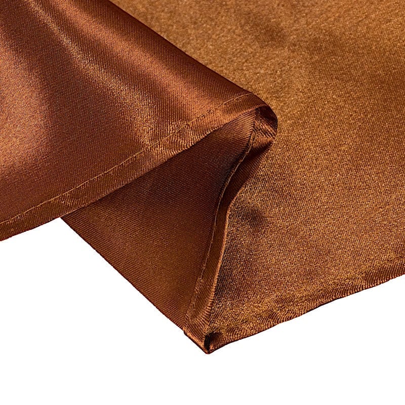 132" Satin Round Tablecloth Wedding Party Table Linens