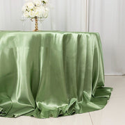 132" Satin Round Tablecloth Wedding Party Table Linens