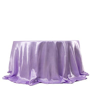 132" Satin Round Tablecloth Wedding Party Table Linens TAB_STN136_LAV