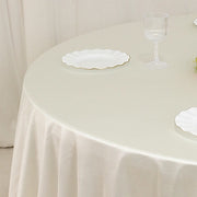 132" Scuba Polyester Round Tablecloth Wedding Table Linens