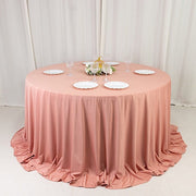 132" Scuba Polyester Round Tablecloth Wedding Table Linens