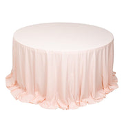 132" Scuba Polyester Round Tablecloth Wedding Table Linens