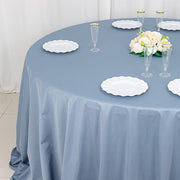 132" Scuba Polyester Round Tablecloth Wedding Table Linens