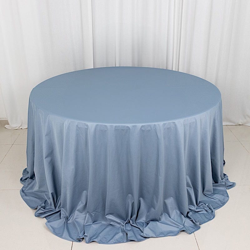 132" Scuba Polyester Round Tablecloth Wedding Table Linens
