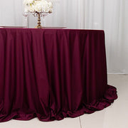132" Scuba Polyester Round Tablecloth Wedding Table Linens