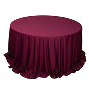 132" Scuba Polyester Round Tablecloth Wedding Table Linens