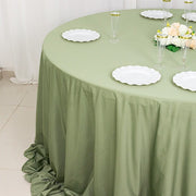 132" Scuba Polyester Round Tablecloth Wedding Table Linens