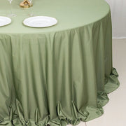 132" Scuba Polyester Round Tablecloth Wedding Table Linens