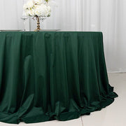 132" Scuba Polyester Round Tablecloth Wedding Table Linens