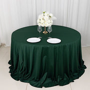 132" Scuba Polyester Round Tablecloth Wedding Table Linens