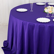 132" Scuba Polyester Round Tablecloth Wedding Table Linens