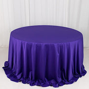 132" Scuba Polyester Round Tablecloth Wedding Table Linens