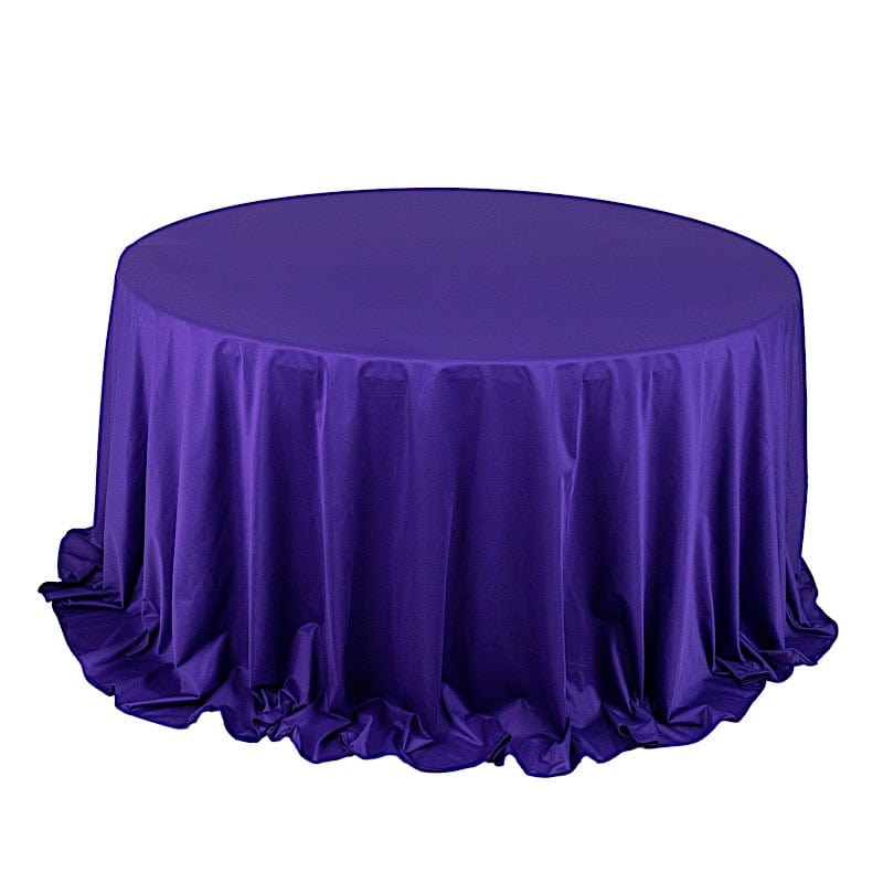 132" Scuba Polyester Round Tablecloth Wedding Table Linens