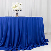 132" Scuba Polyester Round Tablecloth Wedding Table Linens
