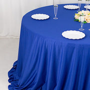 132" Scuba Polyester Round Tablecloth Wedding Table Linens