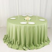 132" Scuba Polyester Round Tablecloth Wedding Table Linens