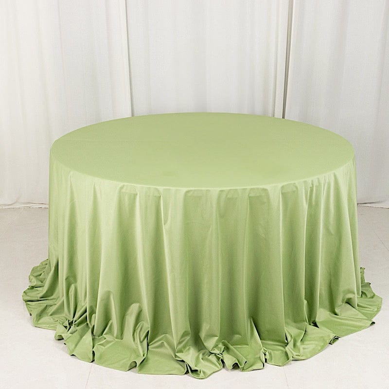 132" Scuba Polyester Round Tablecloth Wedding Table Linens