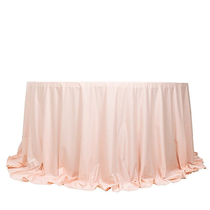 132" Scuba Polyester Round Tablecloth Wedding Table Linens TAB_SCUBA_136_046