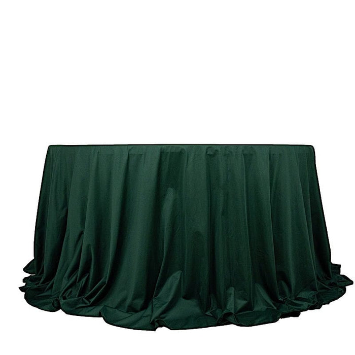 132" Scuba Polyester Round Tablecloth Wedding Table Linens TAB_SCUBA_136_HUNT