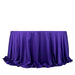 132" Scuba Polyester Round Tablecloth Wedding Table Linens TAB_SCUBA_136_PURP