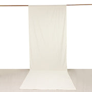 14 ft Scuba Polyester Backdrop Drape Curtain with Rod Pockets CUR_PANPOLY_5X14_IVR