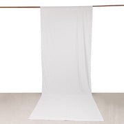 14 ft Scuba Polyester Backdrop Drape Curtain with Rod Pockets CUR_PANPOLY_5X14_WHT