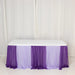 14 ft Sheer Chiffon Ruffled Table Skirt with Polyester Backing