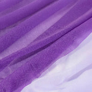 14 ft Sheer Chiffon Ruffled Table Skirt with Polyester Backing