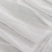14 ft Sheer Chiffon Ruffled Table Skirt with Polyester Backing