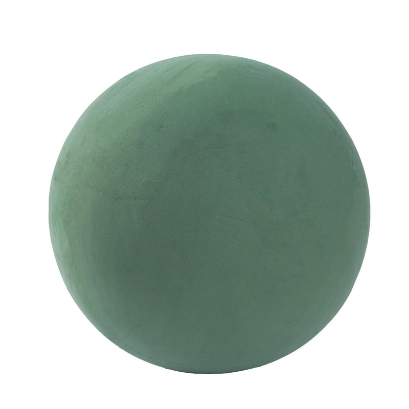 14" Round Wet Foam Ball DIY Floral Decorations - Green FOAM_ARTI_BALL01_14