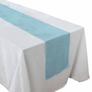 14"x108" Faux Burlap Polyester Table Runner