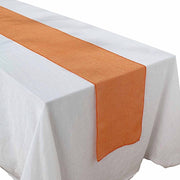 14"x108" Faux Burlap Polyester Table Runner