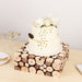 14"x14" Wooden Cake Stand Square Design - Natural PROP_BOX_WOD01_1414_NAT